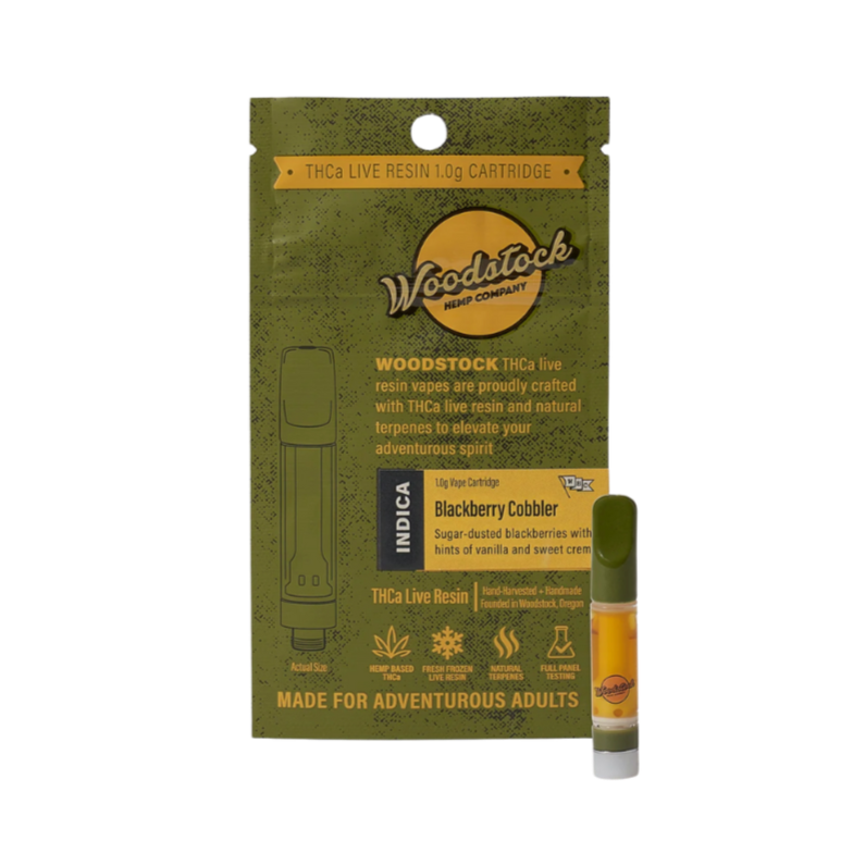 Blackberry Cobbler THCA Live Resin 1G Cartridge by Wildwood