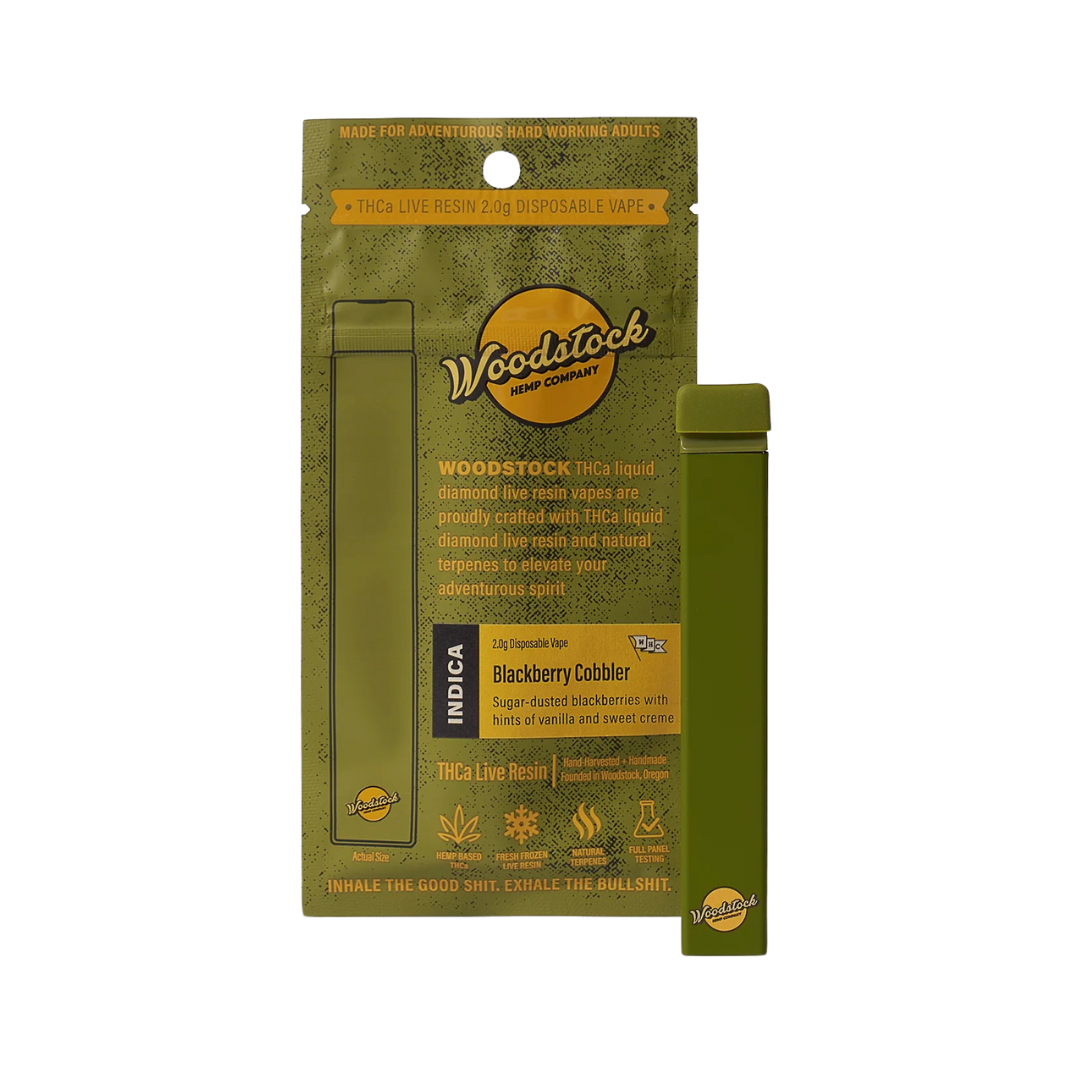 Blackberry Cobbler THCA Live Resin 2G Vape by Wildwood