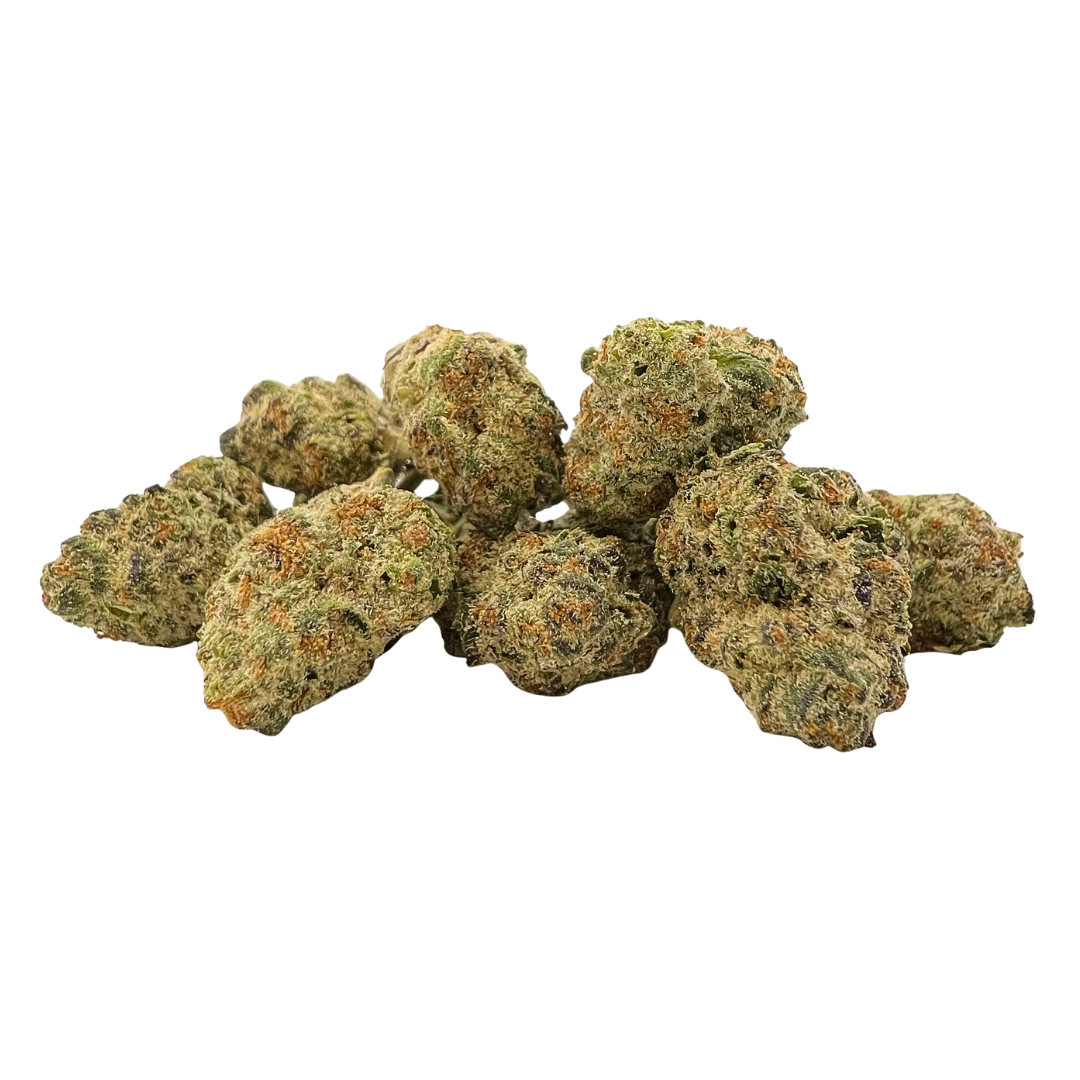 Bubba Kush Premium Smalls – indica strain with coffee-chocolate flavor, earthy aroma, and deeply relaxing body effects. Shop now at Consider It Flowers.