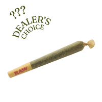 Dealer’s Choice 1G THCa preroll—let us pick your strain. Premium flower, surprise twist, always a top-tier smoke.