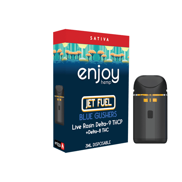 Blue Gushers (Jet Fuel) Live Rosin Delta-9 THCP + Delta-8 THC Disposable Vape 3 ML