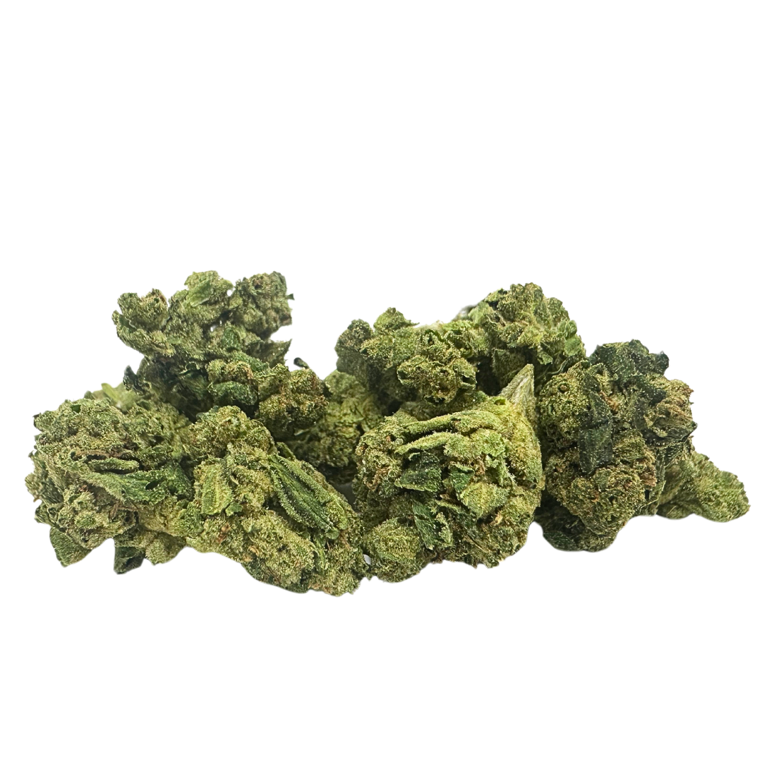 Donny Burger THCa flower features super sticky buds with earthy citrus aroma and heavy indica effects. Shop now at Consider It Flowers.