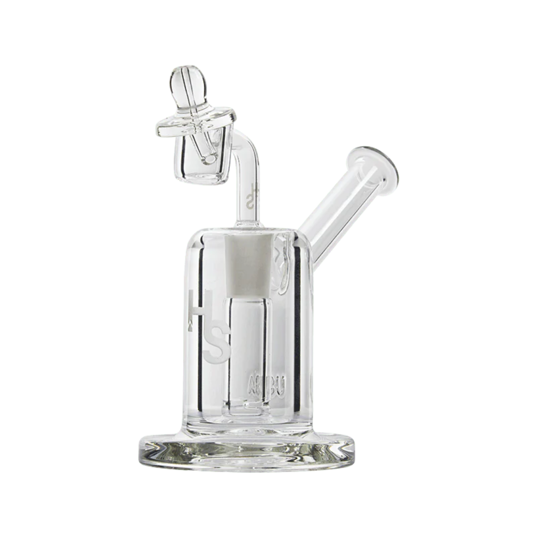 Higher Standards Heavy Duty Riggler dual-use water pipe made from thick borosilicate glass, available at Consider It Flowers for local Nashville Delivery and Nationwide shipping.