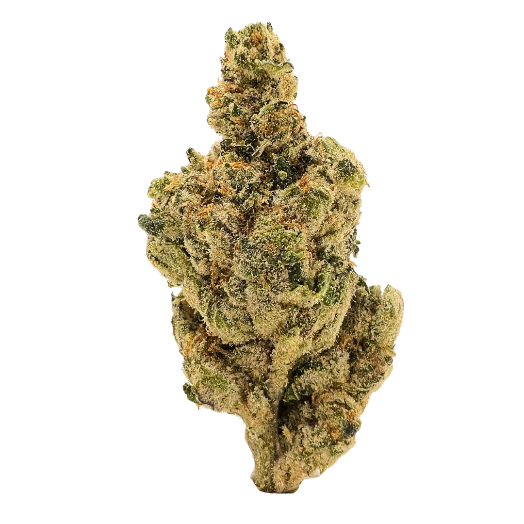 Jawbreaker Exotic Private Reserve Hybrid THCa flower strain featuring candy-colored trichomes, dense structure, and vibrant green hues—shop now at Consider It Flowers.