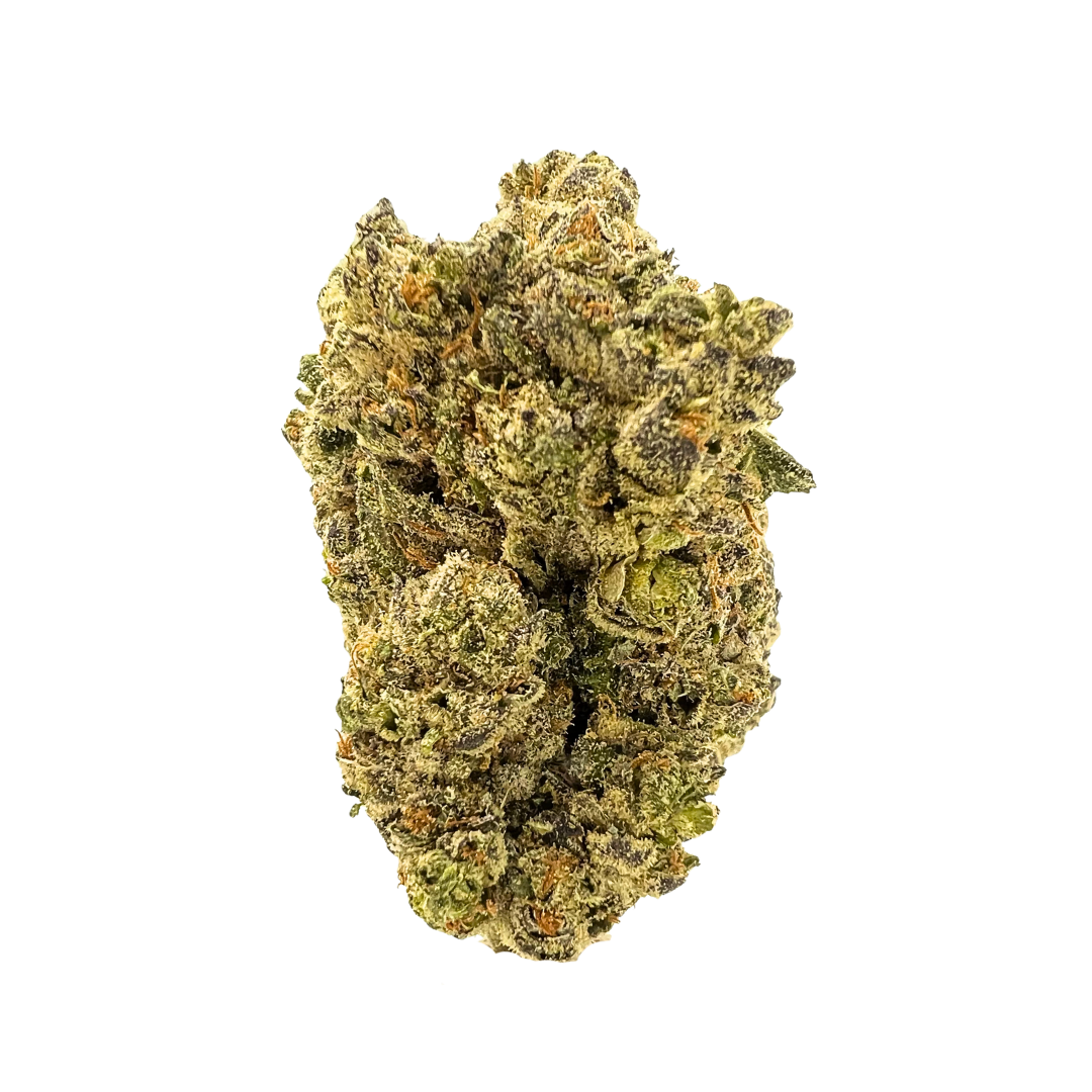 Exotic Private Reserve Lemon Gusher hybrid strain — dense, frosty buds with lemon-berry aroma. Shop now at Consider It Flowers.