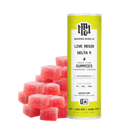 Strawberry Rhubarb Live Resin (Daytrip) Gummies by Modern Herb Co (20 CT) 400 MG THC
