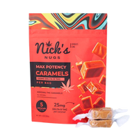 Max Potency Caramels by Nick’s Nugs (5 CT) 125 MG THC