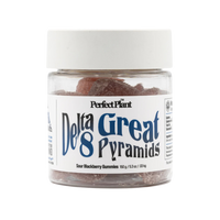 Sour Blackberry Great Pyramids Delta-8 Gummies by Perfect Plant™ (14 CT) 350 MG THC