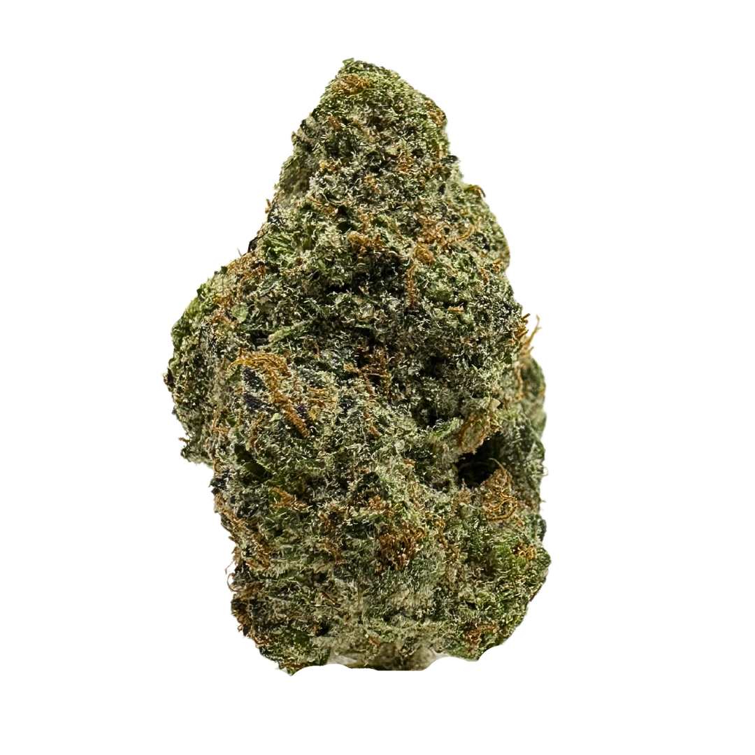 Purple Passion cannabis buds with sweet grape and berry aroma, showcasing dark purple nugs and deep green accents.