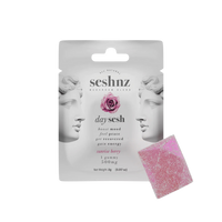 Seshnz Sunrise Berry Mushroom Blend 1-count Day Sesh gummy – travel-ready sampler available at Consider It Flowers.