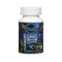 WYLD Elderberry THC-Free Sleep Gummies – 25mg CBD + 2.5mg CBN each, vegan, drug-test-friendly sleep support. Shop now at Consider It Flowers.