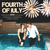 Couple splashing in a rooftop pool under fireworks in Nashville. Celebrate the Fourth with fast cannabis delivery to your Airbnb, hotel, or house.