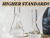 Higher Standards glass pieces displayed in natural light. Shop premium glassware and accessories now at Consider It Flowers.