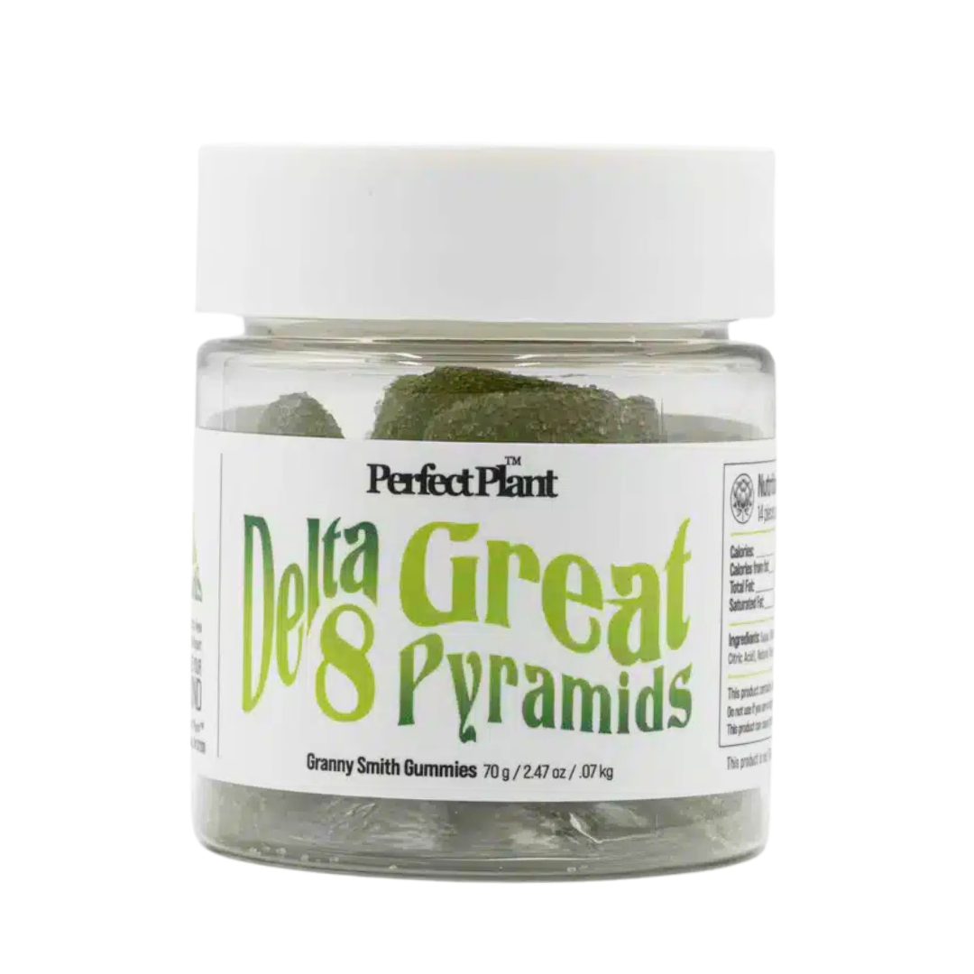 Granny Smith Great Pyramids Delta-8 Gummies by Perfect Plant™ (14 CT) 420 MG THC