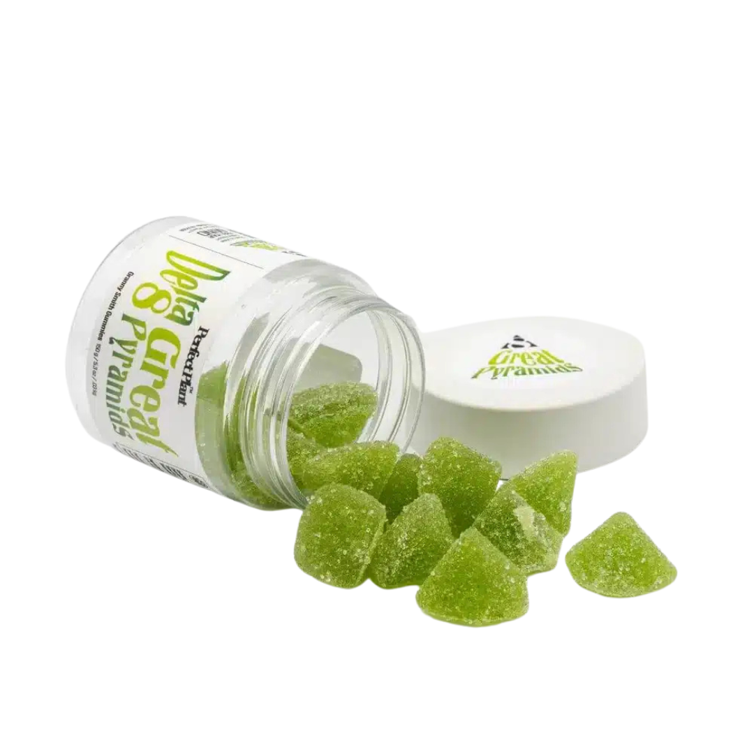 Granny Smith Great Pyramids Delta-8 Gummies by Perfect Plant™ (14 CT) 420 MG THC