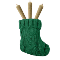 Shop Holiday THCa preroll stocking with 3 premium 1G prerolls (sativa, hybrid, indica) ready to smoke. Buy THCa online fast.