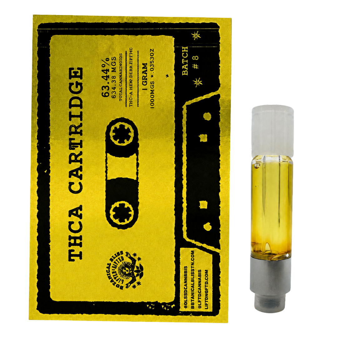 Apples & Bananas THCa live resin 1 gram cartridge by BBXLG with crisp apple, creamy banana, tropical fruit, and light diesel terpene profile