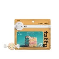 Modern Herb Birthday Cake hybrid taffy 5ct with live resin. Buy THC edibles online with fast shipping or Nashville delivery.