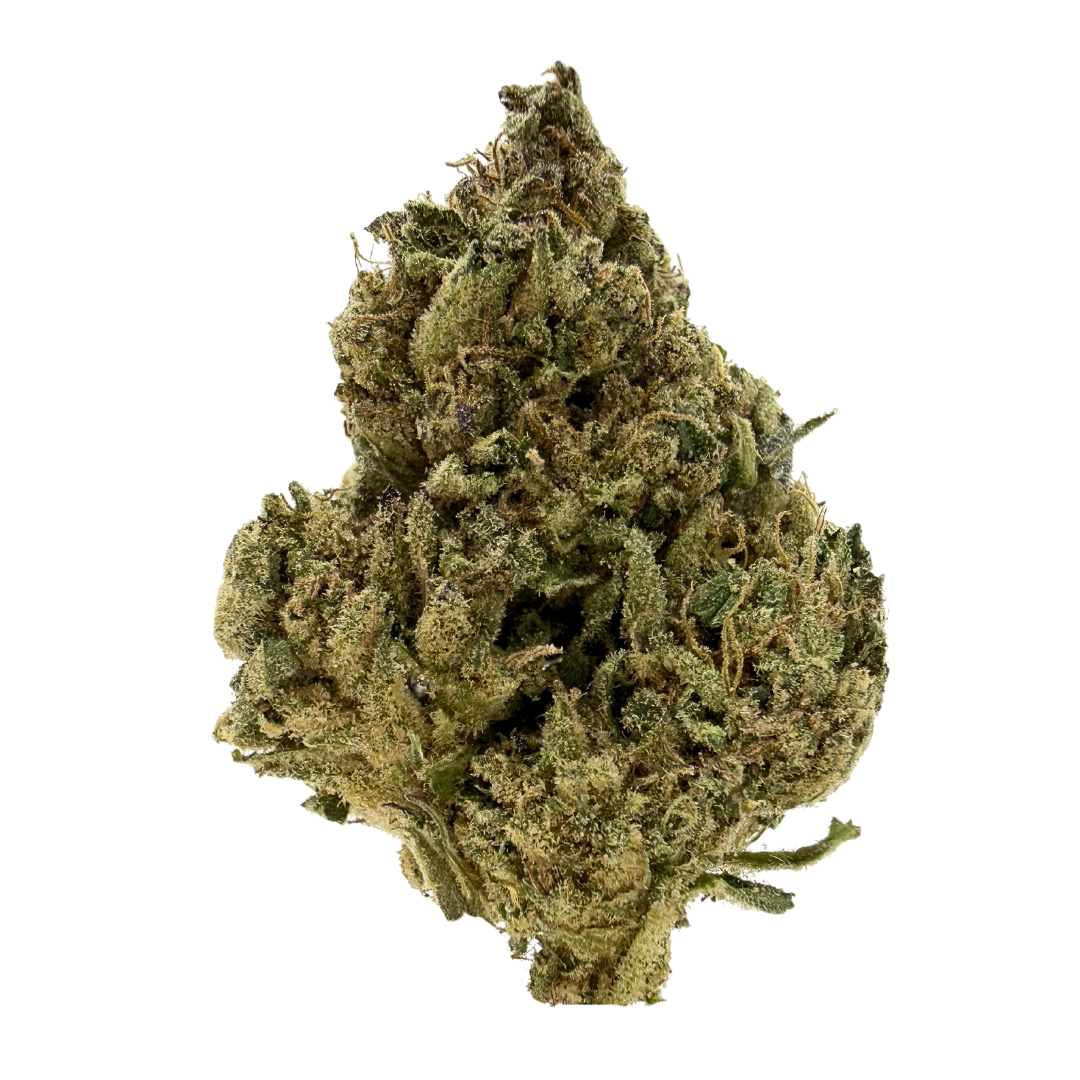 Black Mamba indica strain with dark purple green buds and frosty trichomes. Shop THCa flower online with shipping and Nashville delivery