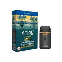 Enjoy Hemp Blackberry Kush indica 3ML THCa live rosin disposable vape. Shop cannabis online with shipping and Nashville delivery.