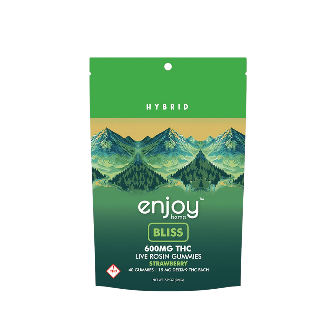Buy Bliss Live Rosin Gummies by Enjoy Hemp (40 CT) 600 MG THC