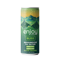 Enjoy Hemp Bliss Blood Orange THC Seltzer + CBD drink for mellow balance. Buy THC beverages online with fast delivery from Consider It Flowers.