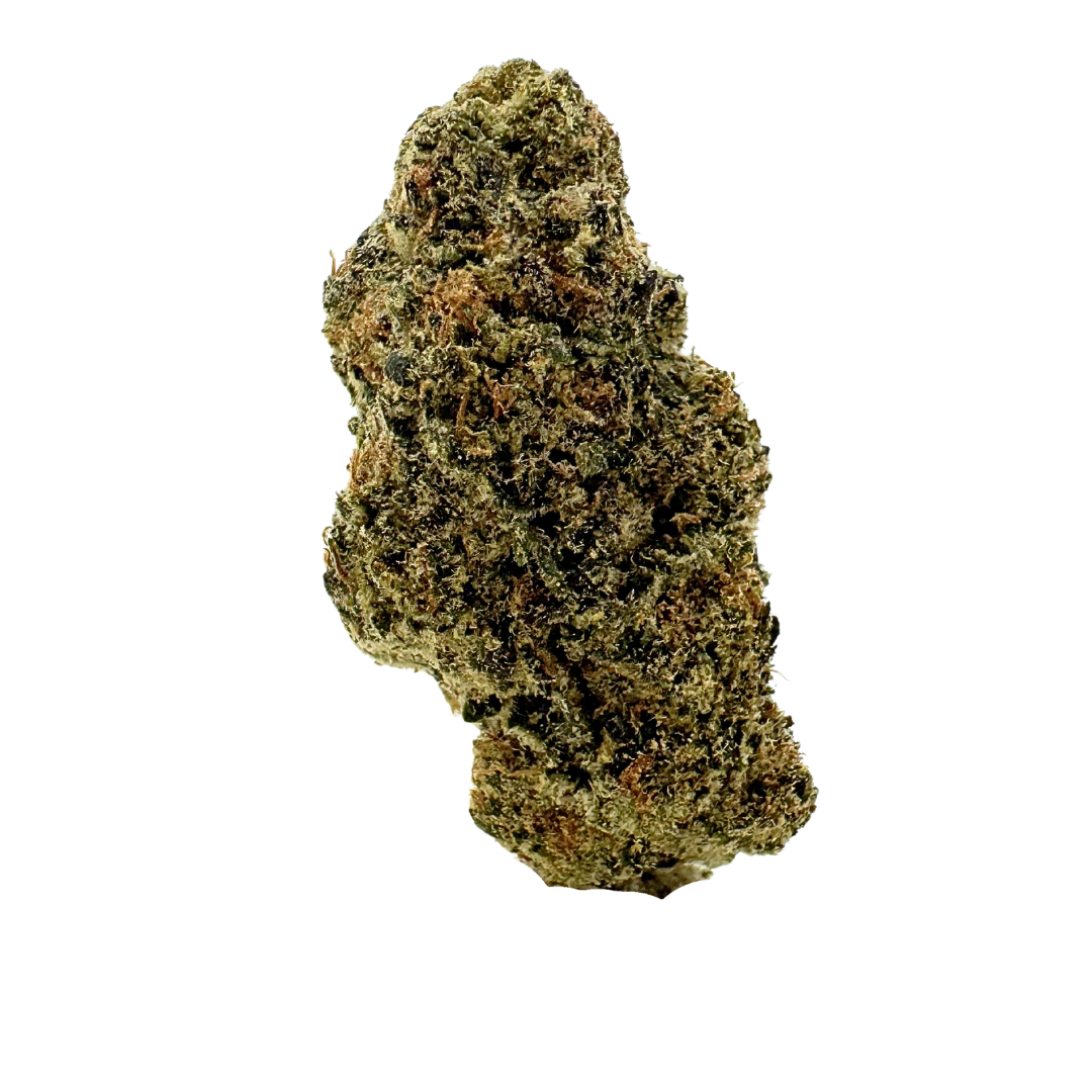 Blue Meteorite exotic hybrid THCa flower with frosted purple-green buds and sweet berry aroma. Shop online with shipping and Nashville delivery.