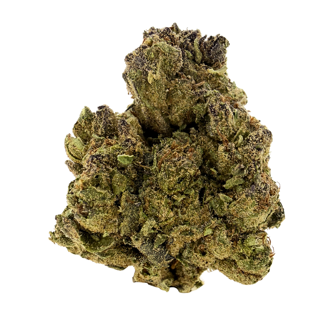 Candy Grand hybrid strain with frosty green purple buds. Shop THCa flower online with shipping and Nashville delivery.