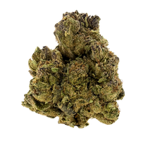 Candy Grand hybrid strain with frosty green purple buds. Shop THCa flower online with shipping and Nashville delivery.