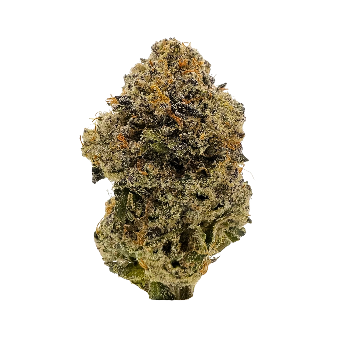 Dense Cherry Glaze Indica THCa flower with purple hues and frosty trichomes. Buy premium THCa flower online today.