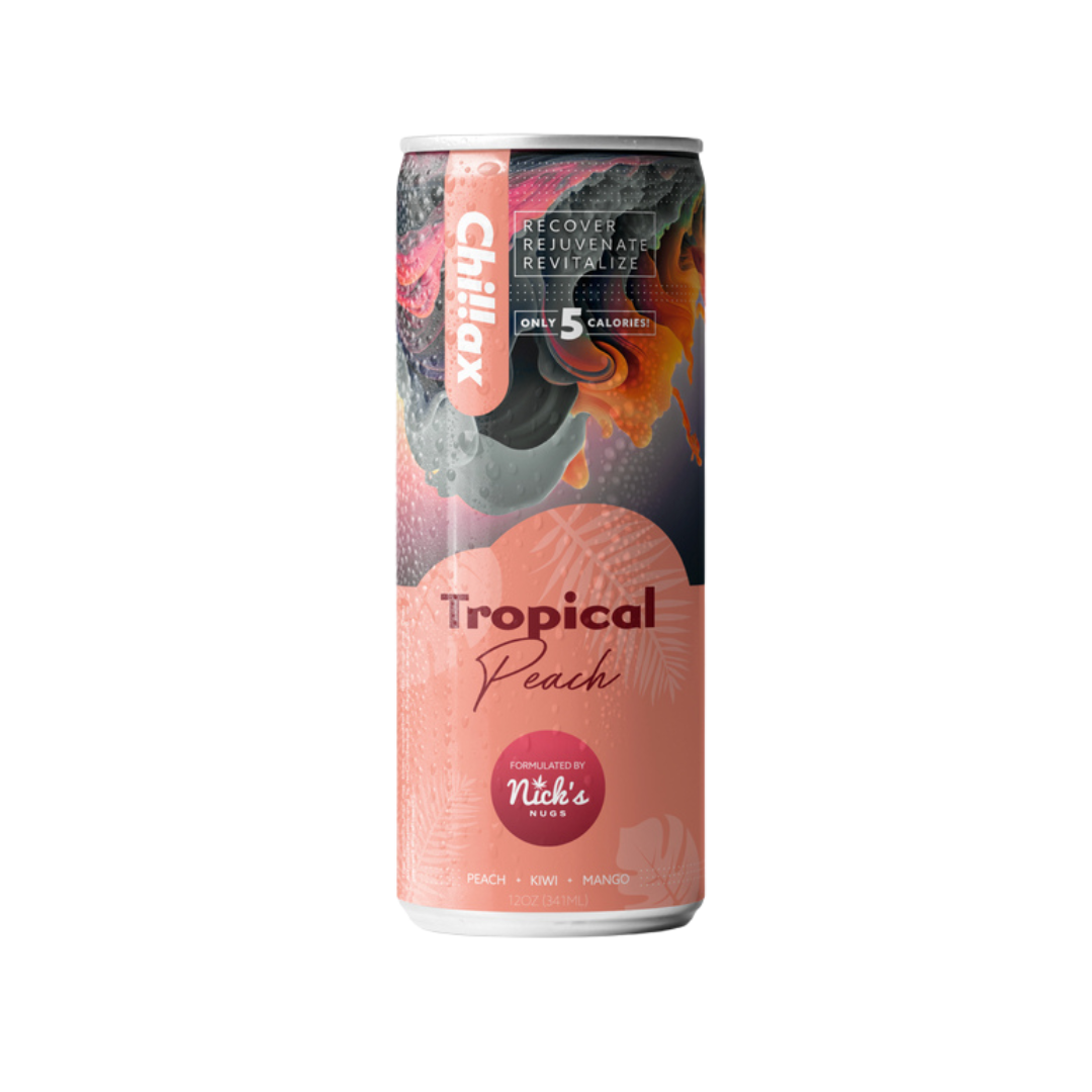 Crisp candied apple hemp seltzer with 5mg Delta-9 THC and 20mg CBD. Shop Nick’s Nugs Chillax 4-pack online for fast, discreet delivery