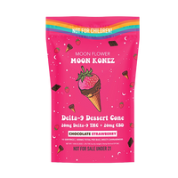 Chocolate Strawberry Moon Konez THC edible with rich chocolate and strawberry flavor. Shop online with fast shipping and Nashville delivery