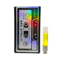 Citrus Sap 1G Live Resin THCa cartridge by Botanical Bliss x Lifted & Gifted – sativa strain citrus orange flavor. Get THCA carts shipped today.
