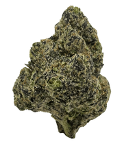 Exotic Codeine Cupz THCA flower showing dense pyramid-shaped buds with deep purple coloring