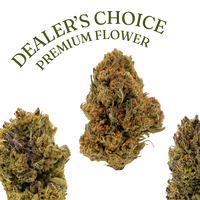 Buy Premium THCa Flower online from Consider It Flowers. Dealer’s Choice premium indoor THCa flower with rotating genetics and top-quality buds.