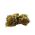 Death Star exotic indoor THCa flower by Nick’s Nugs with dense frosty buds and diesel, earthy kush, pepper, pine, and skunky gas flavors