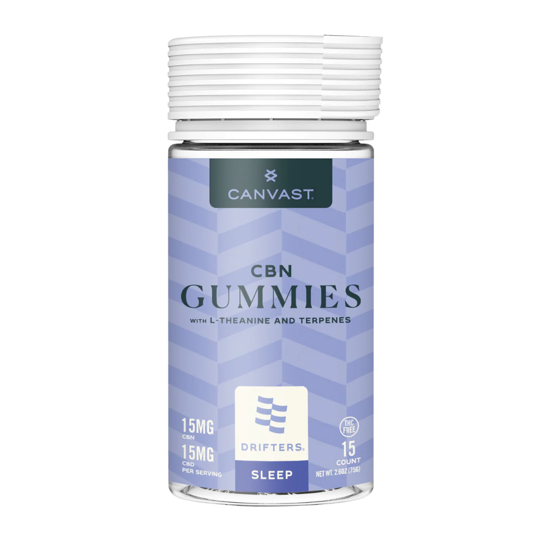 Drifters™ Sleep THC FREE Gummies by Canvast Supply Co. (15 CT)