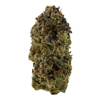 GMO Cookies indica strain with dense olive-green buds and heavy trichomes. Shop THCa flower online with shipping and Nashville delivery.