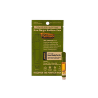 Wildwood Grand Daddy Purple 1G live resin cartridge indica dominant with grape berry flavor. Shop online with shipping and Nashville delivery.