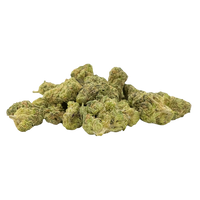 Gush Mintz Private Reserve Smalls—dense mini green buds, lemon-gas aroma, and heavy indica effects for deep nighttime bliss.