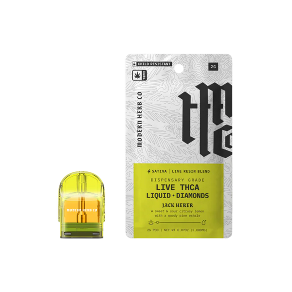 Jack Herer Live Resin Liquid Diamonds Pod Refill by Modern