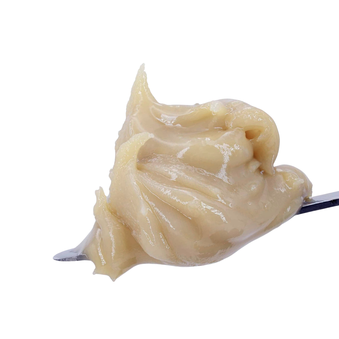 Lemon #1 sativa 2G 90u live rosin concentrate with bright lemon citrus flavor by Botanical Bliss x Lifted & Gifted