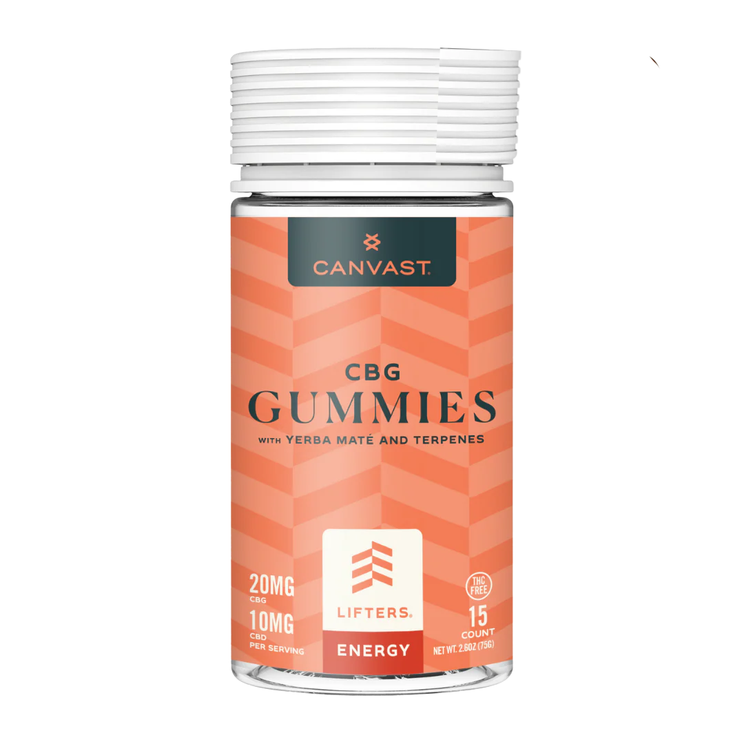 Lifters™ Energy THC FREE Gummies by Canvast Supply Co. (15 CT)