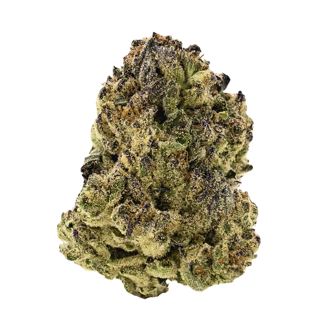 Mendo’s Breath indica strain with minty green buds and frosty trichomes. Shop THCa flower online with shipping and Nashville delivery.