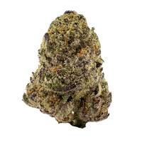 Monkey Bizzness indica strain with dense olive buds, purple undertones, and grassy-skunk flavor. Shop now at Consider It Flowers!