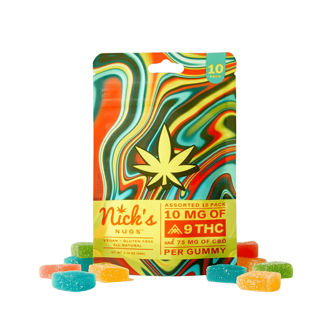 Delta-9 THC Gummies by Nick’s Nugs are for sale from Consider It Flowers