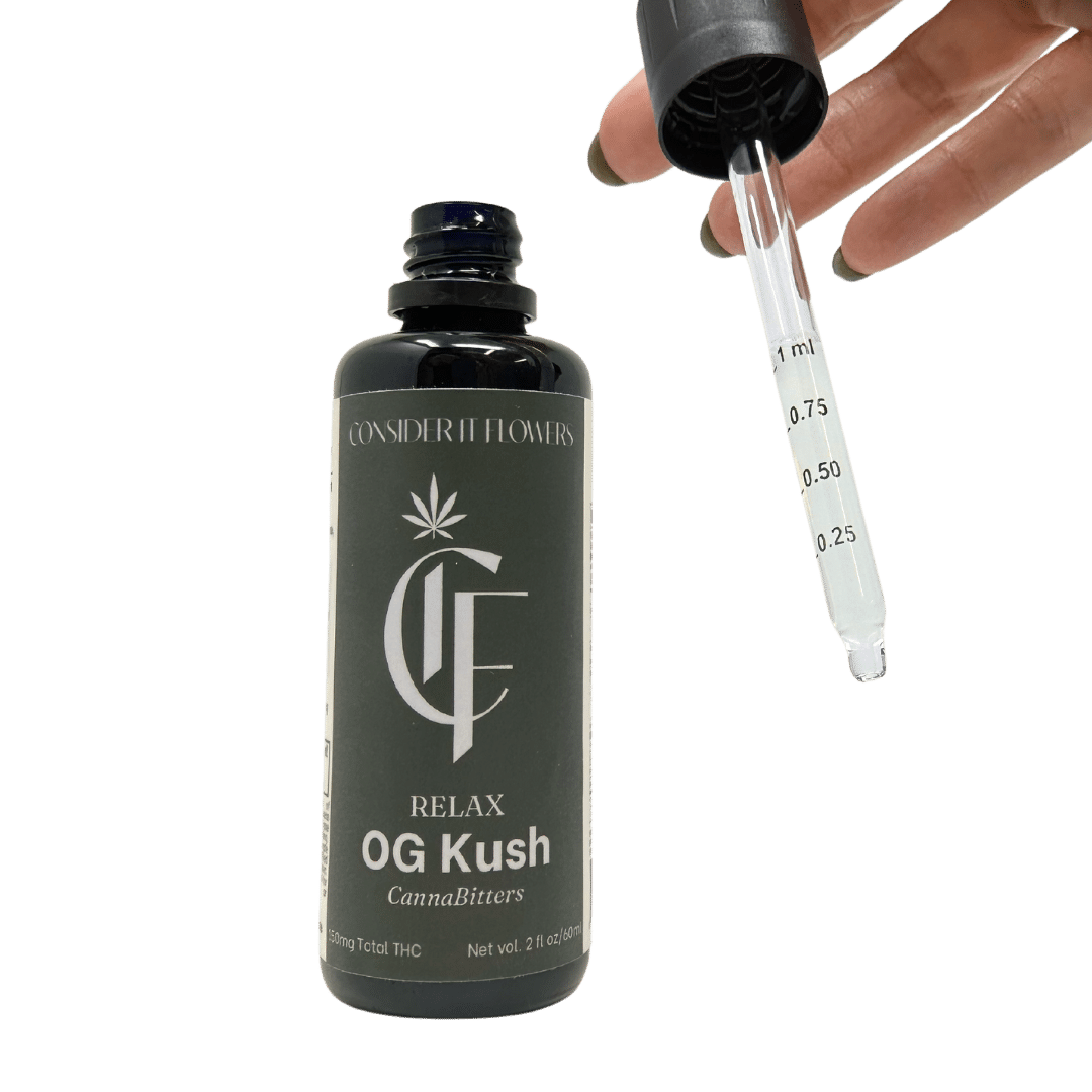 OG Kush CannaBitters (1 Bottle) 150 MG THC