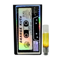Orange Kush 1G THCa live resin cartridge with bright citrus flavor and calming, euphoric effects. Shop cannabis online with shipping and Nashville delivery.