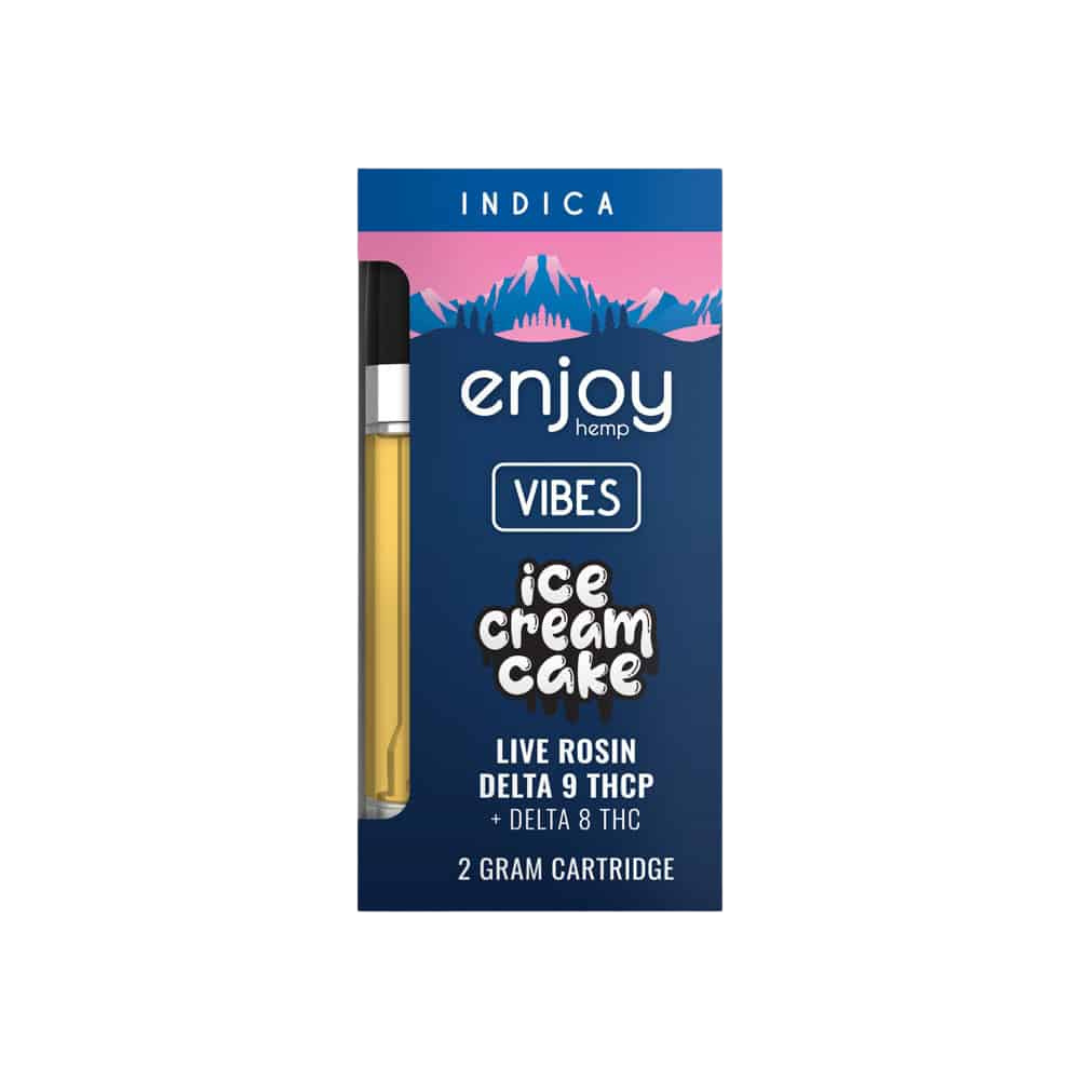 Ice Cream (Vibes) Live Rosin Delta-9 THCP Cartridge by Enjoy Hemp 2 G