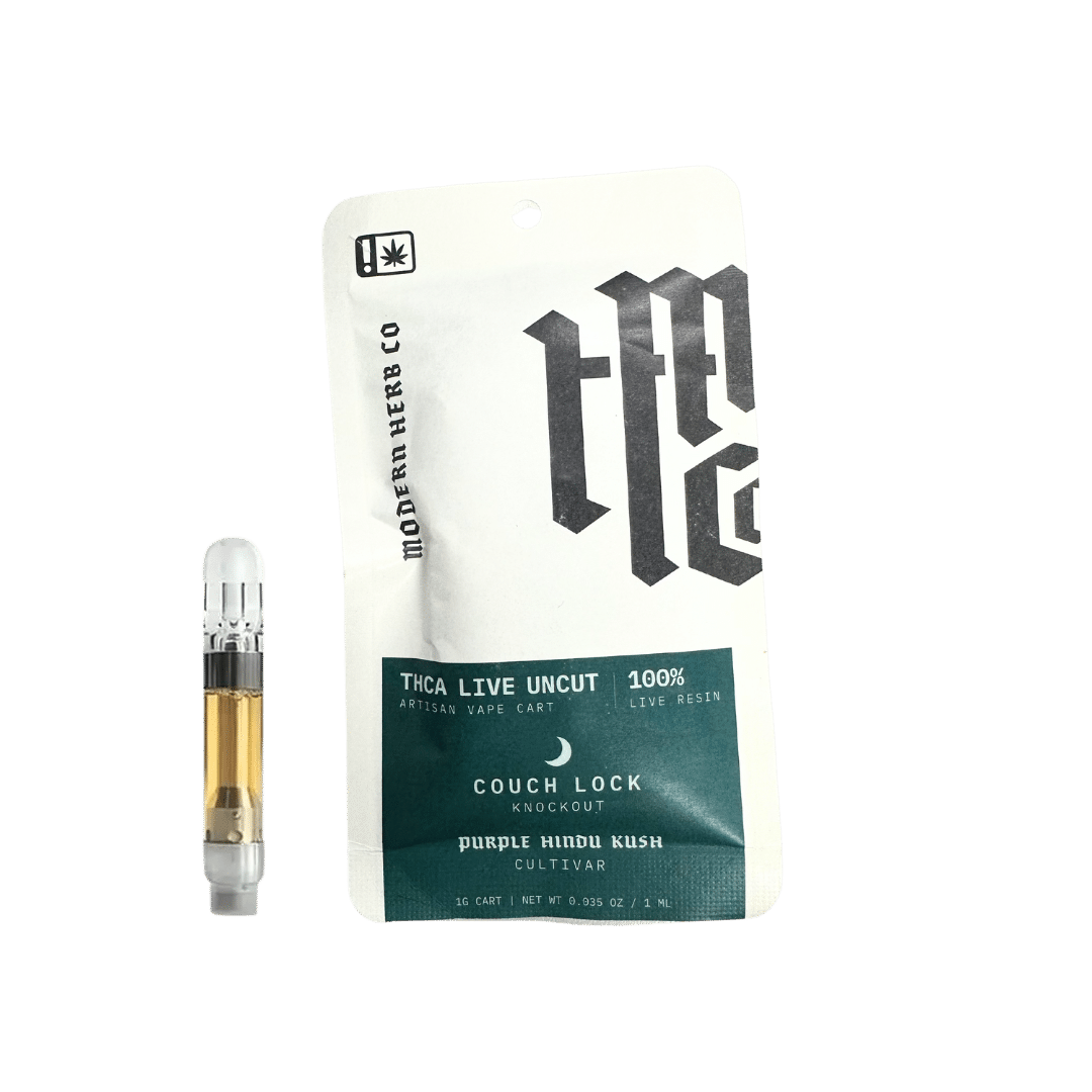 Purple Hindu Kush THCA Live Resin Cartridge by Modern Herb Co 1 ML